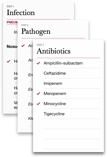 Infection Pathogen Antibiotics screens